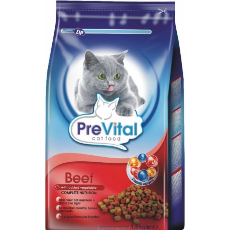 PreVital granule kočka hovězí+zelenina 1,8kg-11201