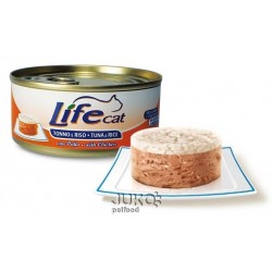 LifeCat Tuna with Rice & Chicken, konzerva 170 g