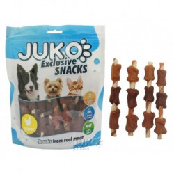 Chicken, Duck & Liver wrap Rawhide JUKO Snacks 250 g