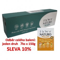 Naturo Adult Chicken, Lamb&Rice with Veget. 150g-7KS-AKCE 10%-14048