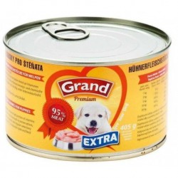 Grand Premium Dog Junior extra, konzerva 405 g
