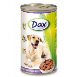 Dax Dog kousky jehněčí, konzerva 1240 g