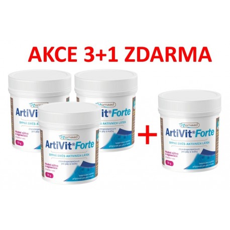 Vitar veterinae Artivit Forte prášek 70 g AKCE 3+1 ks ZDARMA