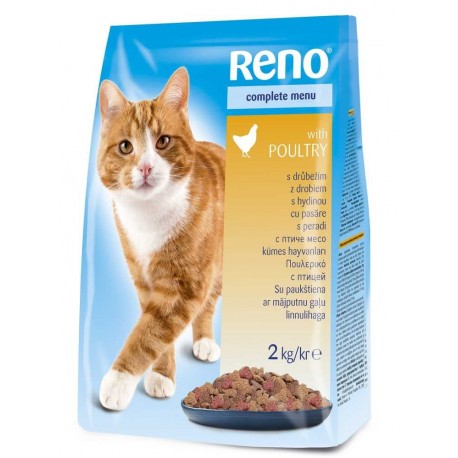 RENO Cat drůbeží 2 kg