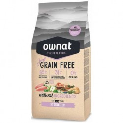 OWNAT Cat Just Grain Free Sterilized 8 kg