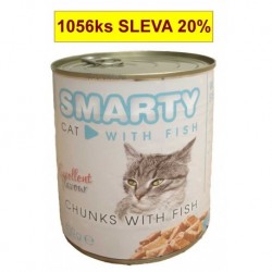 SMARTY Cat Rybí chunks, konzeva 810 g