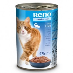 RENO Cat rybí, kousky 415 g PRODEJ PO BALENÍ (24 ks)