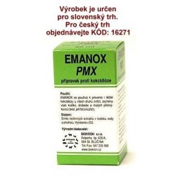 EMANOX PMX 50 ml !CZ! přírodní doplněk k lepšímu zvládnutí parazitárních problémů