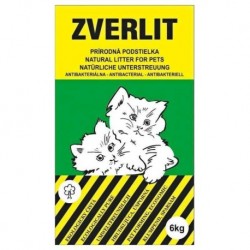 ZVERLIT zelený podestýlka hrubá 6 kg - SLEVA 10 % (poškozený obal)