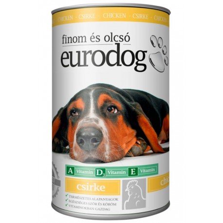 EuroDog with Chicken 415g-15209-POŠKOZENY OBAL-Sleva 20%