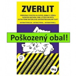 ZVERLIT fialový podestýlka super jemná s vůní 6 kg - SLEVA 10 % (poškozený obal)