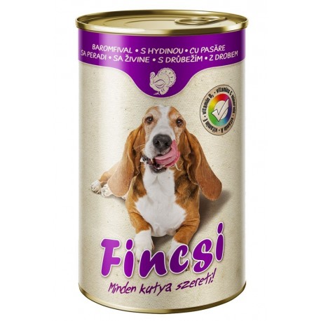 Fincsi Dog drůbeží, konzerva 1240 g