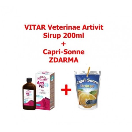 VITAR Veterinae Artivit Sirup 200ml+Capri-Sonne Red Fruits-12580