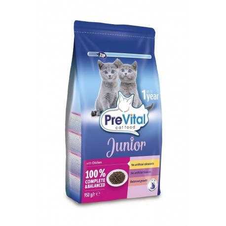 PreVital kočka junior (do 1 roku), granule 0,95 kg