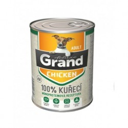 Grand deluxe Dog Junior 100 % kuřecí, konzerva 400 g