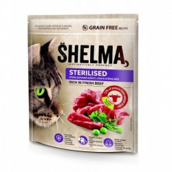 SHELMA Cat Sterilised Beef GF 750 g