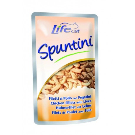 žž*Lifecat Spuntini chicken with chicken livers 55g-9962