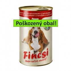 Fincsi Dog with Beef 1240g-POŠKOZENY OBAL-Sleva 20%