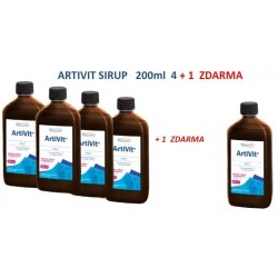 Vitar veterinae Artivit sirup 200 ml AKCE 4 + 1 ZDARMA