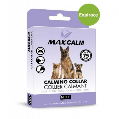 Max Calm Collar Dog zklidňující obojek proti stresu, pes - Expirace 12/2020 Sleva 50%