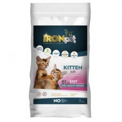 IRONpet Cat Kitten Beef (Hovězí) 2 kg