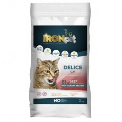 IRONpet Cat Delice Beef (Hovězí) 2 kg