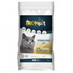 IRONpet Cat Sterilized Turkey (Krůta) 2 kg