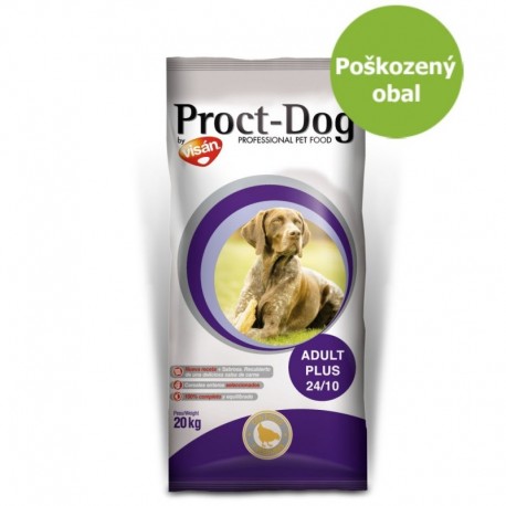 Proct-Dog Adult Plus 10 kg - Poškozený obal - SLEVA 15 %