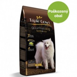 Triple Crown Dog Gourmet Lamb 15 kg - Poškozený obal - SLEVA 20 %