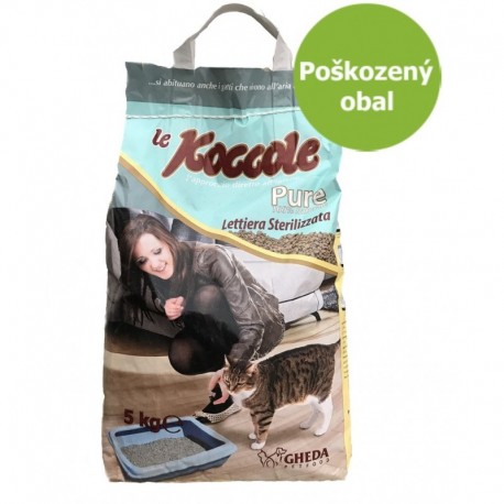 Le Koccole stelivo hrudkujicí 5 kg - Poškozený obal - SLEVA 20 %