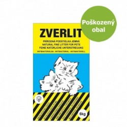 ZVERLIT modrý jemná podestýlka 6 kg - Poškozený obal - SLEVA 10 %