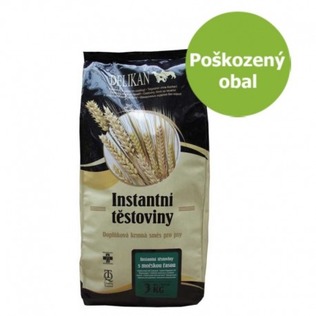 DELIKAN těstoviny s řasou 3 kg - Poškozený obal - SLEVA 15 %