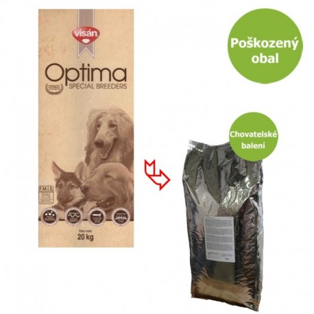 Visán OPTIMA Adult Lamb & Rice 19,5 kg-Poškozeny obal - SLEVA 20%