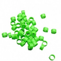 Kroužky zámkové plast 18 mm, zelená
