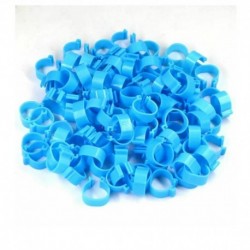 Kroužky zámkové plast 18 mm, modrá
